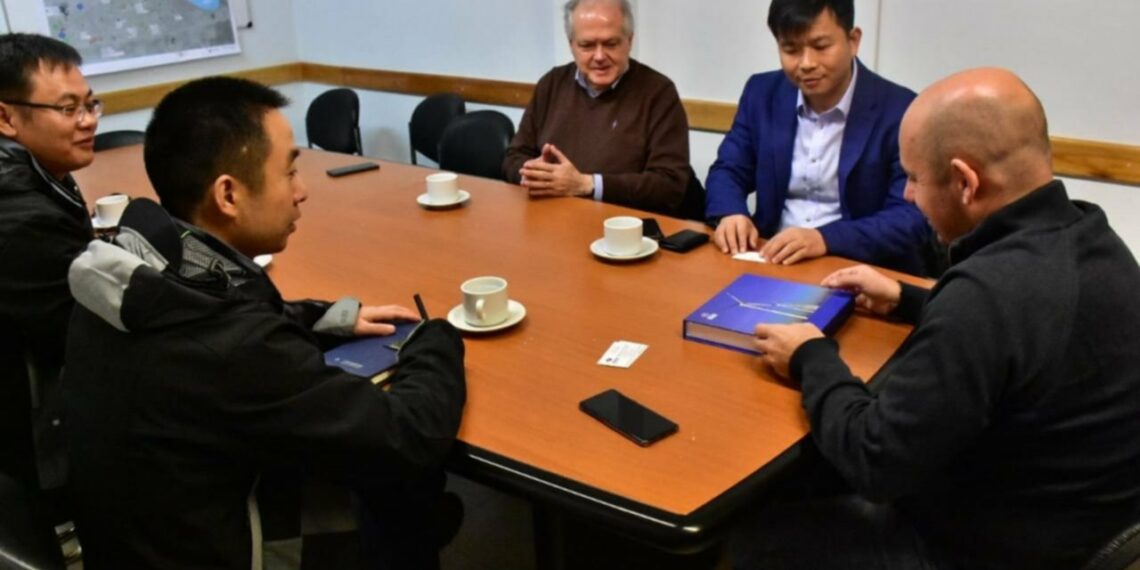 Energía Eólica: El Intendente de Puerto Madryn se reunió con autoridades chinas